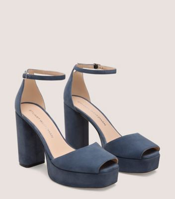 Stuart Weitzman,SABRINA ANKLE-STRAP PLATFORM,,Angle View