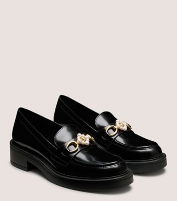 Stuart Weitzman,Spazzolato,Noir,Angle View