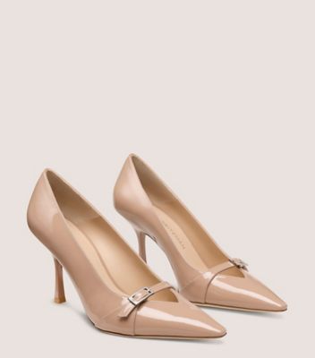 Stuart Weitzman,GEORGIE PUMP 85,,Angle View