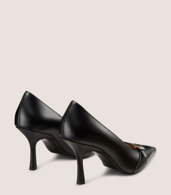Stuart Weitzman,GEORGIE PUMP 85,Black,Back View